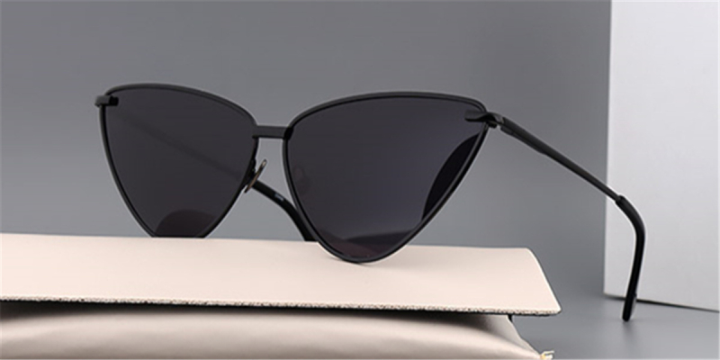 Polarized Flush Cat Eye Oversized Designer Sunglasses