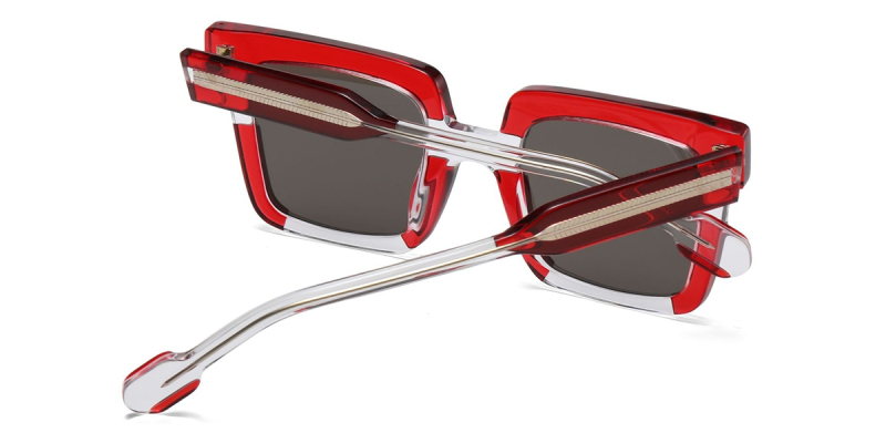 Cat Eye Oversized Designer Sunglasses, a Contrast to Single Color Dress