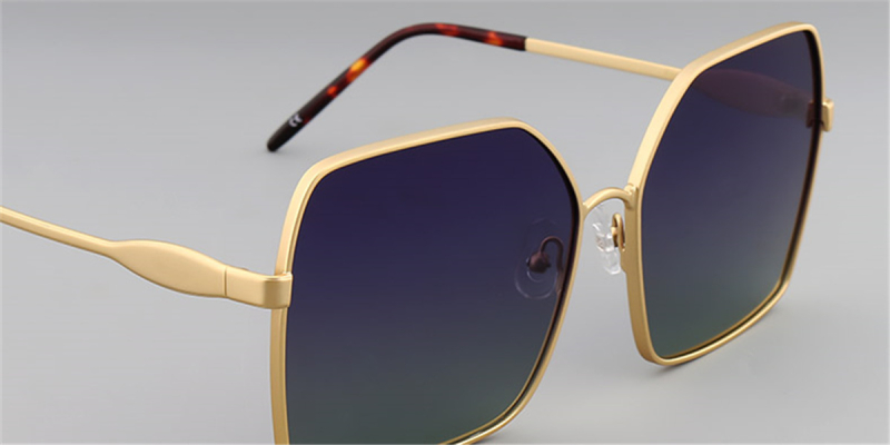 Polarized Square Oversized Women's Sunglasses