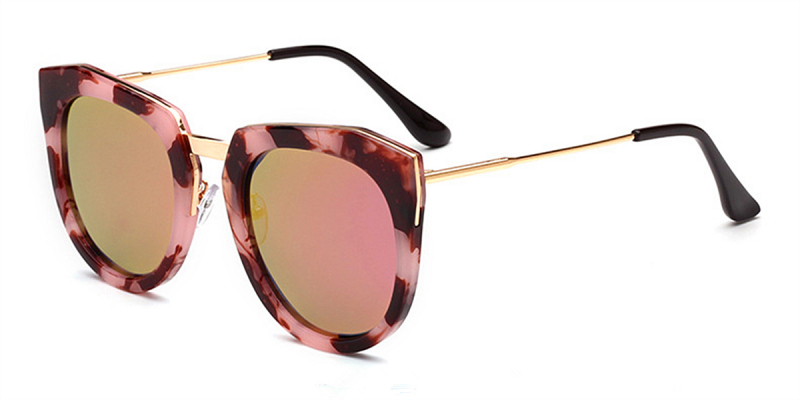 Oversized Prescription Sunglasses Floral Frame