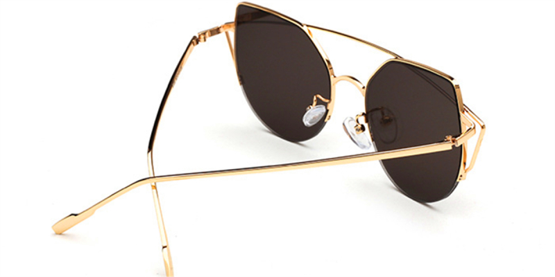 Prescription Hipster sunglasses Golden-Aviator