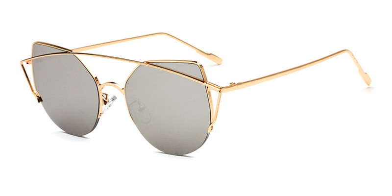 Prescription Hipster sunglasses Golden-Aviator