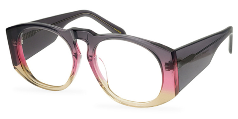 Colorful Clear Frames Eyeglasses | Finishing Touch Great manners for your Fashion-Gray-Clear