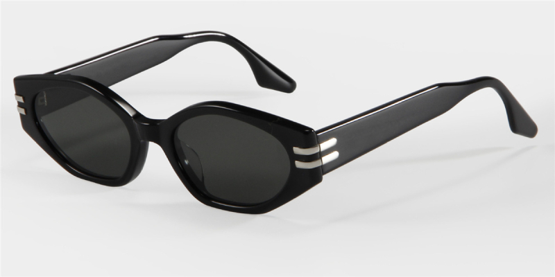 Wide Temple Colorful Clear Glasses