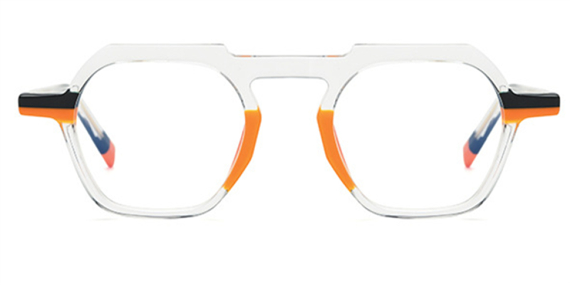 Prescription Colorful Acetate Clear Glasses | Show Your Original Beauty