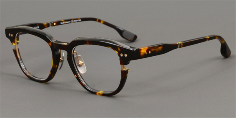 Wide Horn Rimmed Clear Glasses | Clear Glasses Trend Continues 2023-Tortoise