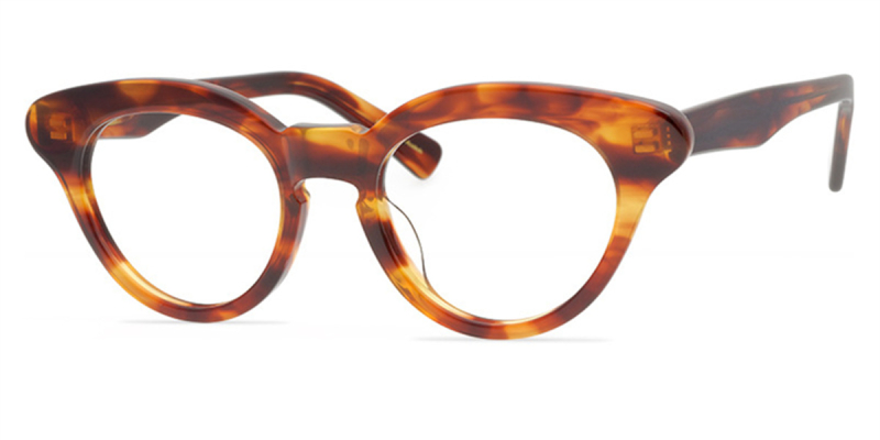 Colorful Acetate Cat Eye  Clear Glasses | Make Your Eyes the Center of Attention-Tortoise