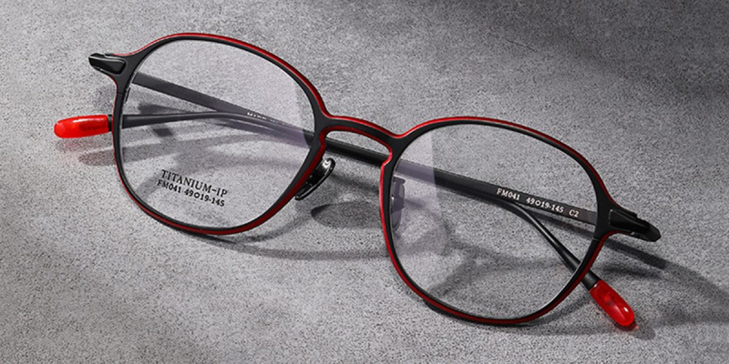 Color Pure Titanium Womens Eyeglasses Frames 