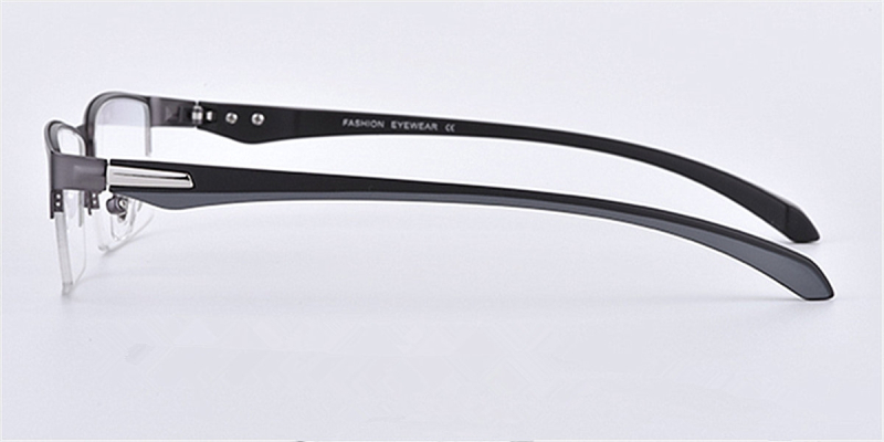Computer glasses blue light protective, Black Titanium Alloy Frame
