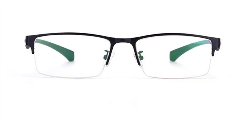 Computer glasses blue light protective, Black Titanium Alloy Frame
