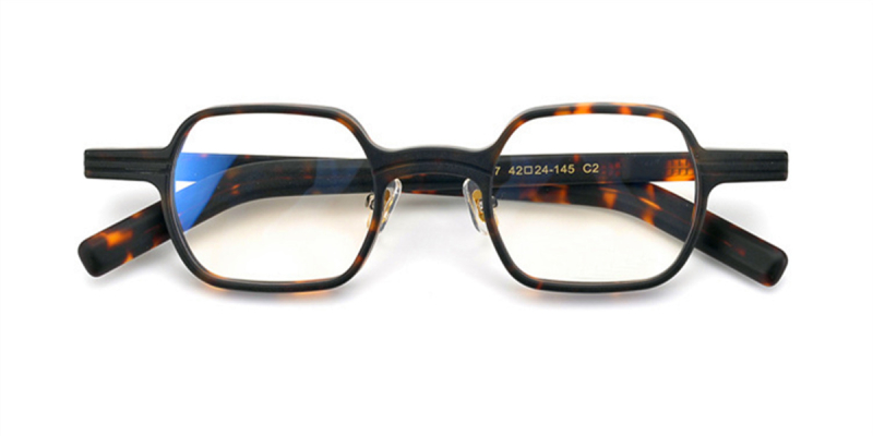 Colorful Rectangle High Prescription Glasses Frames
