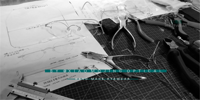 18 K Custom Made Rimless Real Gold Eyeglasses, Make a Luxury Statement