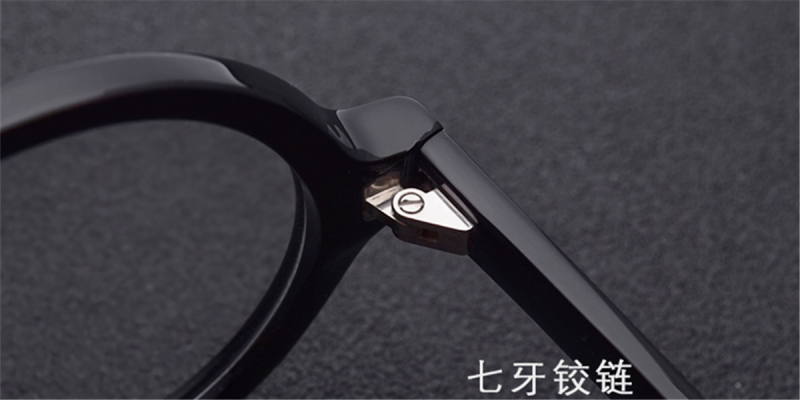 Round Thick Rimmed Eyeglasses for Men, Acetate Frame Small