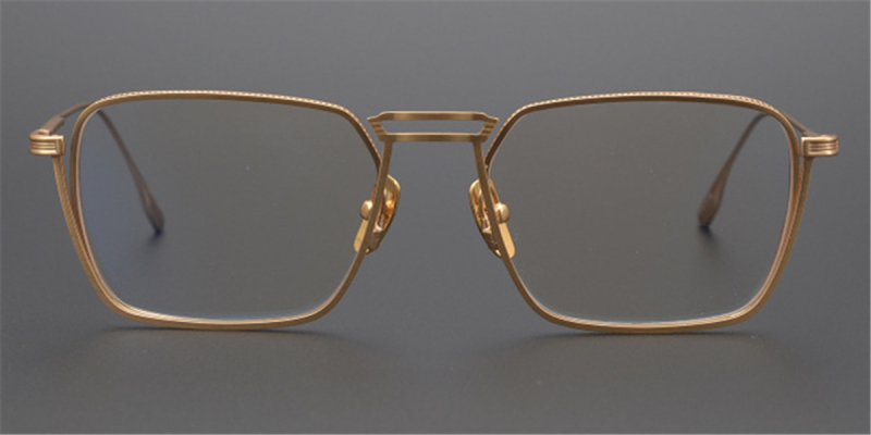Designer Pure Titanium Aviator Glasses