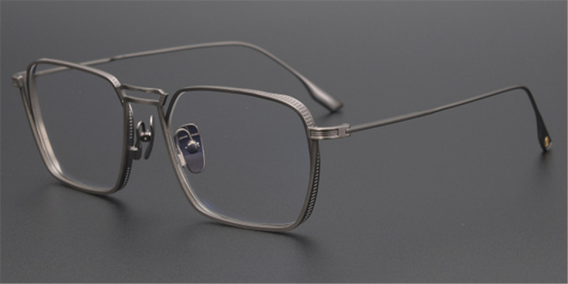 Designer Pure Titanium Aviator Glasses