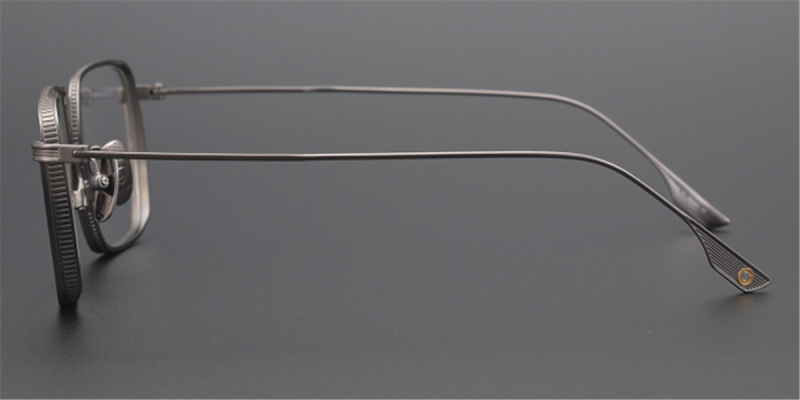 Designer Pure Titanium Aviator Glasses | You Deserve to Have-Gun
