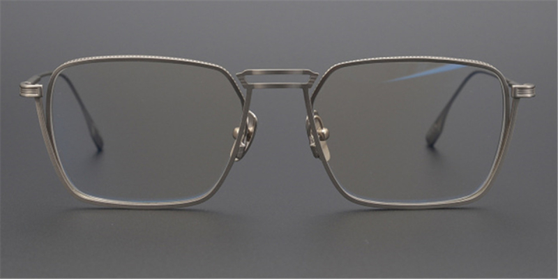 Designer Pure Titanium Aviator Glasses | You Deserve to Have-Silver