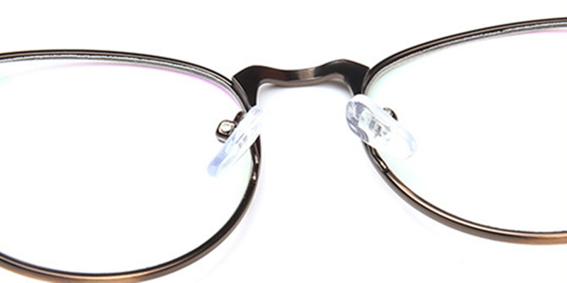 No line bifocals lenses fit frames, Vintage Copper
