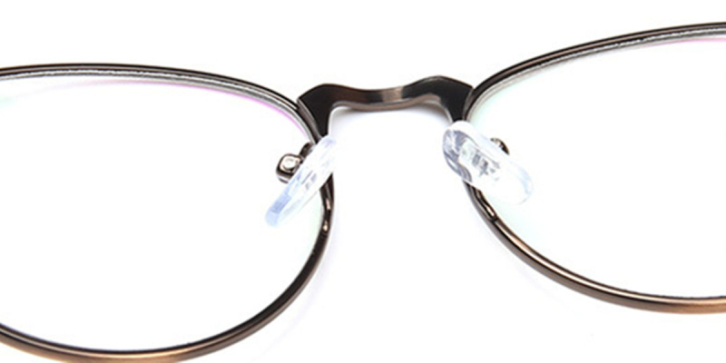 No line bifocals lenses fit frames, Vintage Copper