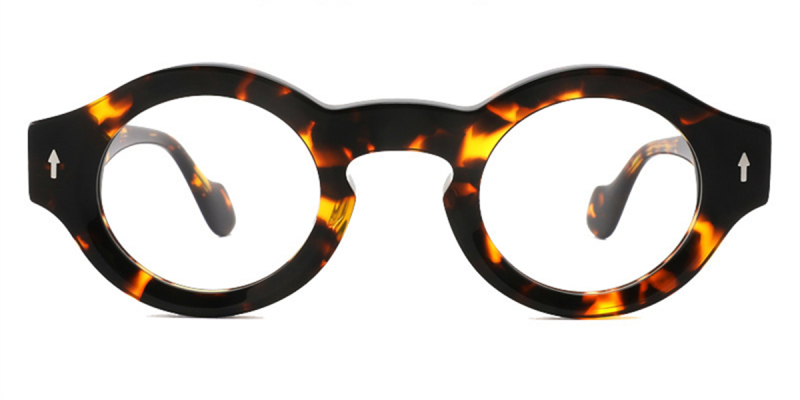 Thick Rim Round High Prescription Glasses Frames