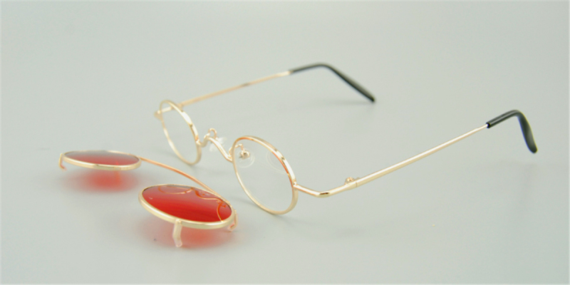 Prescription Designer Sunglasses, Golden Frame-d