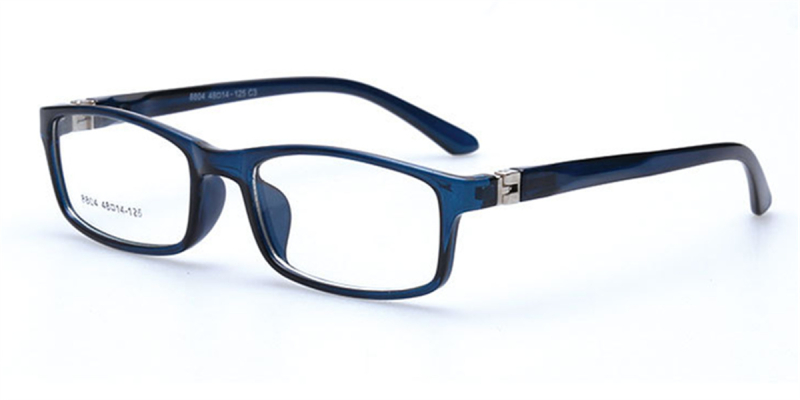 Girls glasses with crystal blue wayfarer Frame