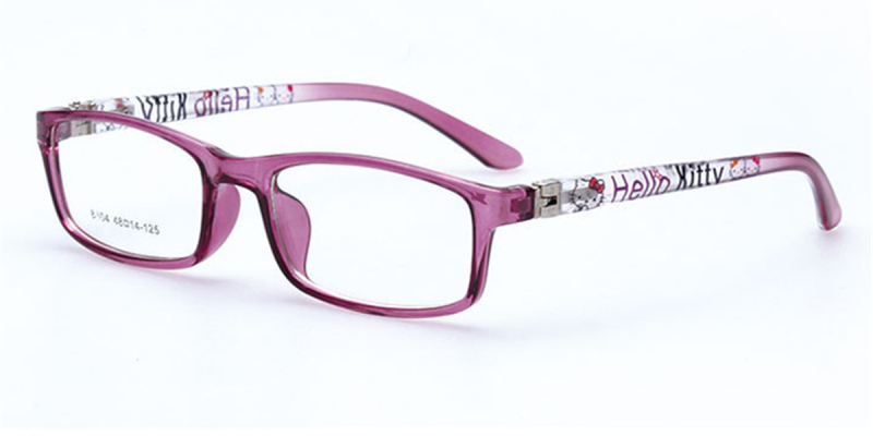 Kids Prescription sports glasses with purple frames