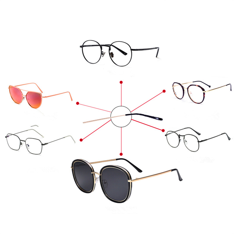 Glasses arm replacement, Metal Wire Temple 1.5 mm width( a pair)