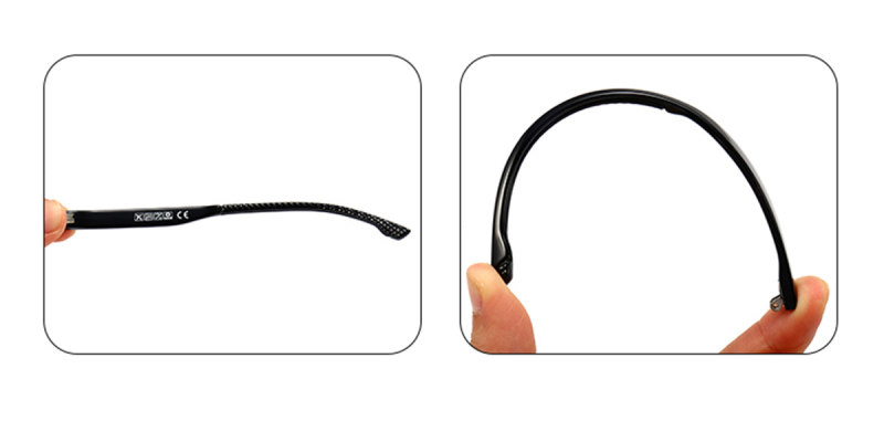 A Pair of Double Convex tooth Glasses Arm Replacement 