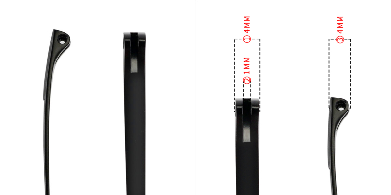 Double Tooth Glasses Arm Replacement (A Pair) 
