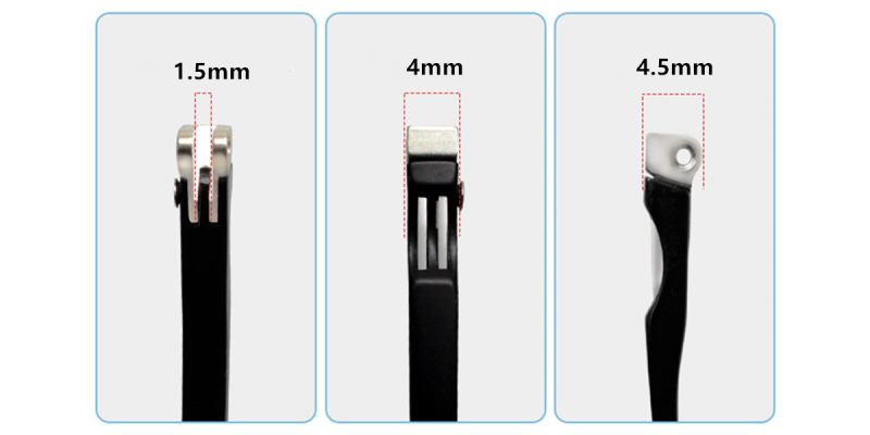 A Pair of Double Flat Tooth Glasses Arm Replacement 