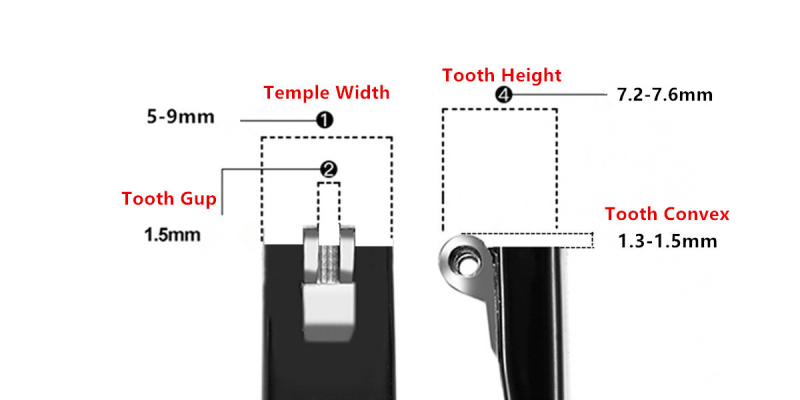 glasses arm replacement
