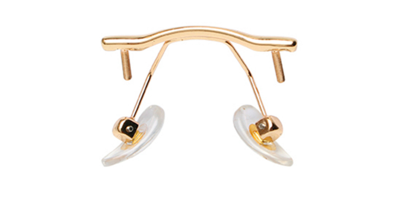 Glasses Bridge for Rimless Glasses,Golden