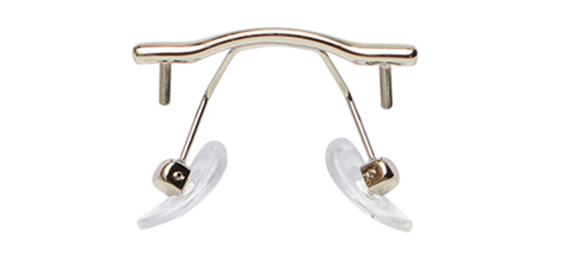 Glasses Bridge for Rimless Glasses, Silver
