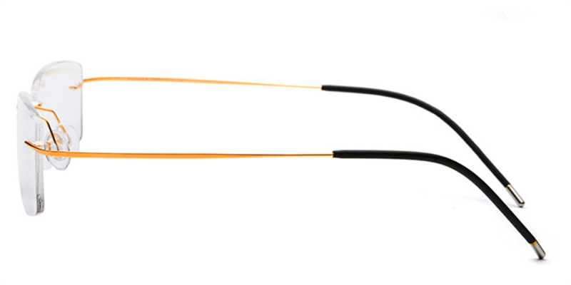 golden rimless eyeglasses-l2