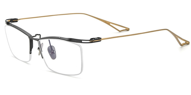 Titanium Semi Rimless Glasses | FramesFashion Rimless Collections