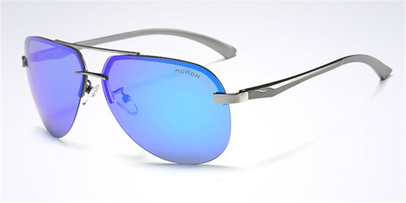 Mirror Frameless Sunglassess-diadonal