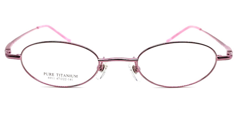 High Prescription Titanium Womens Eyeglasses Frames | Color Titanium Eyewear-Pink
