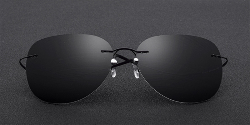 Hingeless Rimless Sunglasses, Prescription Sunglasses