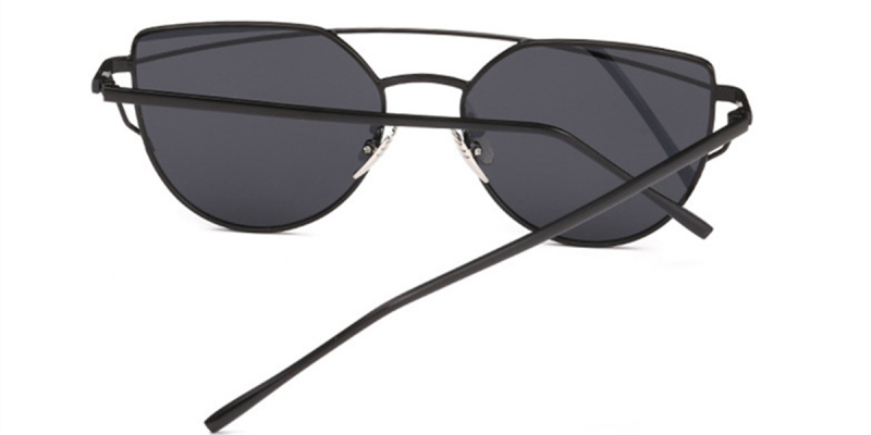Hipster Sunglasses for Oblong Face Female-back