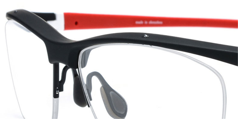 Semi Rimless Glasses，Sports Glasses | Dominant Top Bar