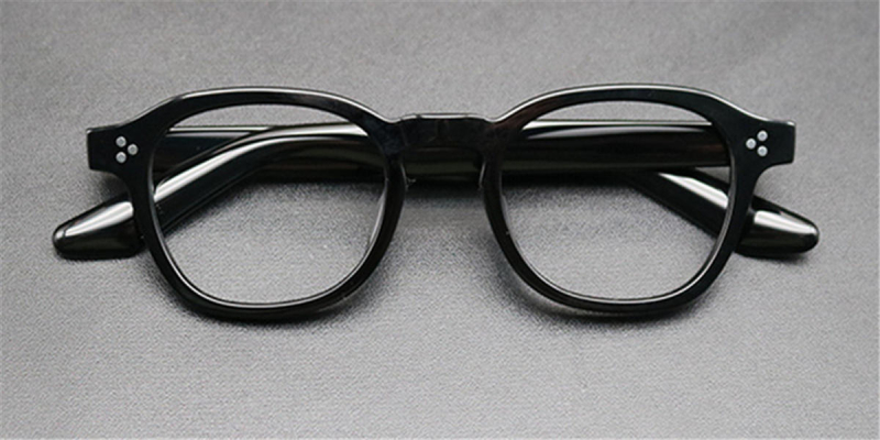 Prescription Horn Rimmed Glasses Mens | Design for Oblong Face