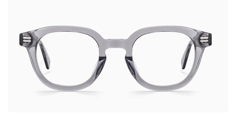 Horn Rimmed Wide Frame Glasses