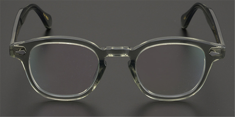 Johnny Depp Horn Rimmed Clear Glasses | 2023 Clear Glasses Trend