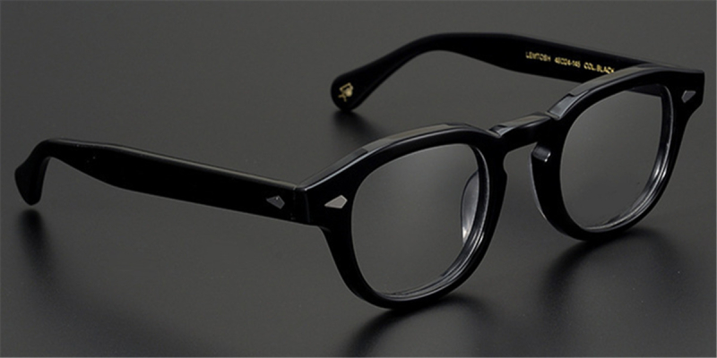 Johnny Depp Horn Rimmed Clear Glasses | 2023 Clear Glasses Trend