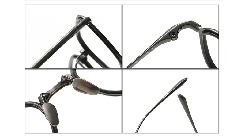  Luxury PureTitanium Eyeglasses, Rectangle, Change from your Glasses