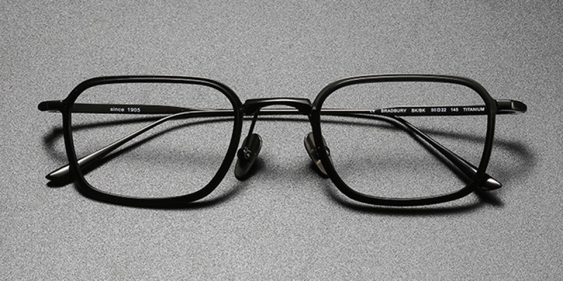  Luxury PureTitanium Eyeglasses, Rectangle, Reform your Image
