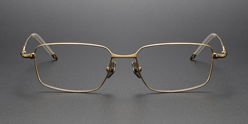 Making a bold fashion statement with this Luxury Pure Titanium Eyeglasses