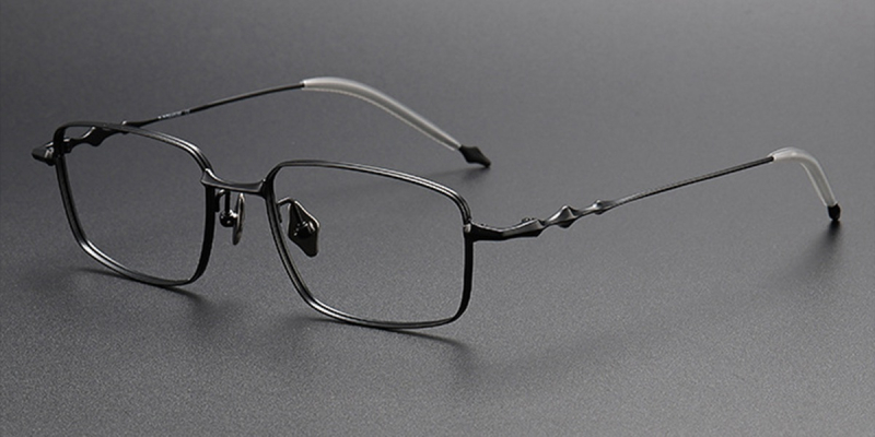 Making a bold fashion statement with this Luxury Pure Titanium Eyeglasses