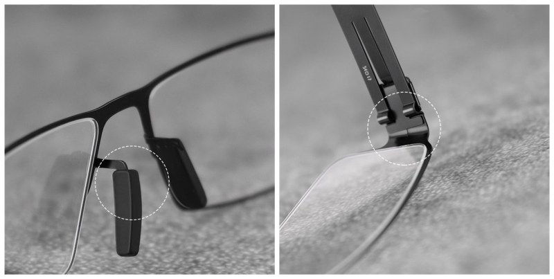 Screwless Hinge Eyeglasses for Men